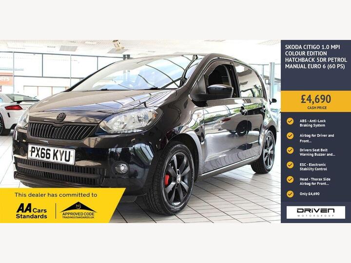 Skoda CITIGO 1.0 MPI Colour Edition Euro 6 5dr