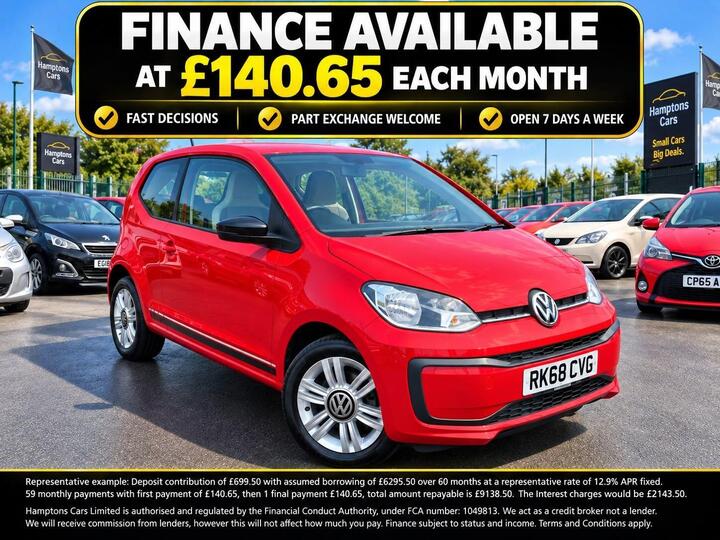 Volkswagen Up! 1.0 Up! Beats Euro 6 (s/s) 3dr