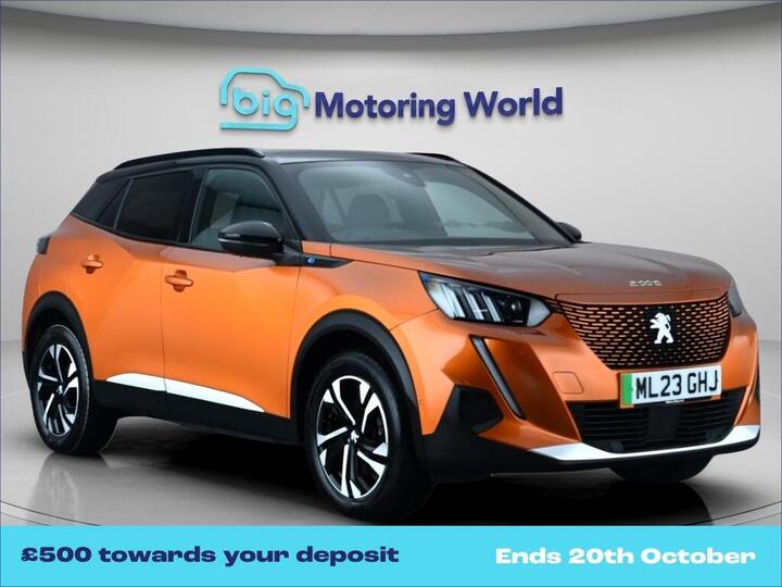 Peugeot E-2008 50kWh GT Auto 5dr (7kW Charger)