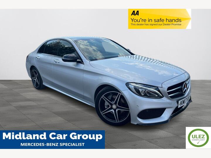 Mercedes-Benz C Class 2.1 C220d AMG Line (Premium) G-Tronic+ Euro 6 (s/s) 4dr