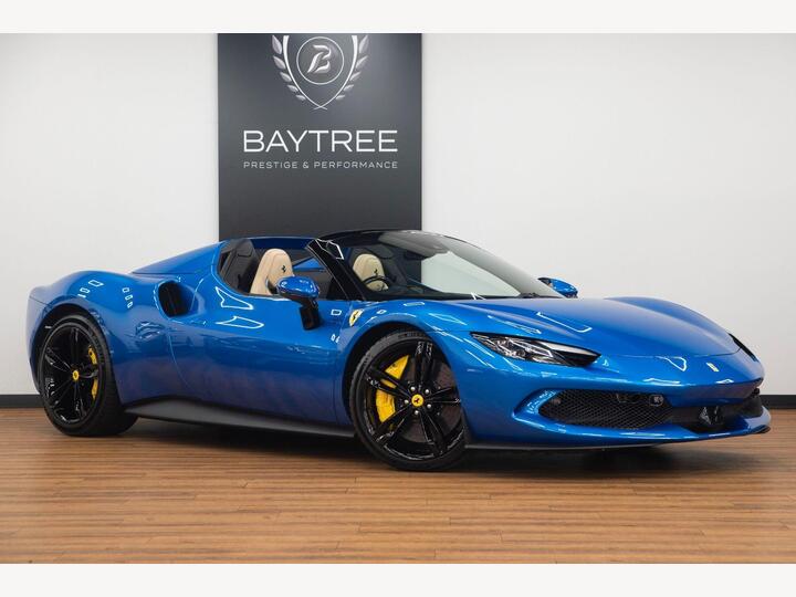 Ferrari 296 GTS 3.0T V6 7.45kWh Spider F1 DCT Euro 6 (s/s) 2dr Ferrari 296 GTS 3.0T V6 7.45kWh Spider F1 DCT Euro 6 (s/s) 2dr
