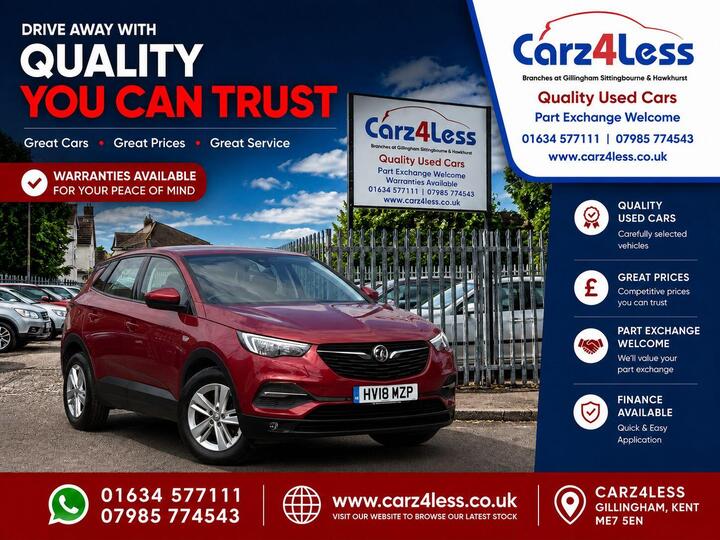 Vauxhall Grandland X 1.2 Turbo SE Euro 6 (s/s) 5dr
