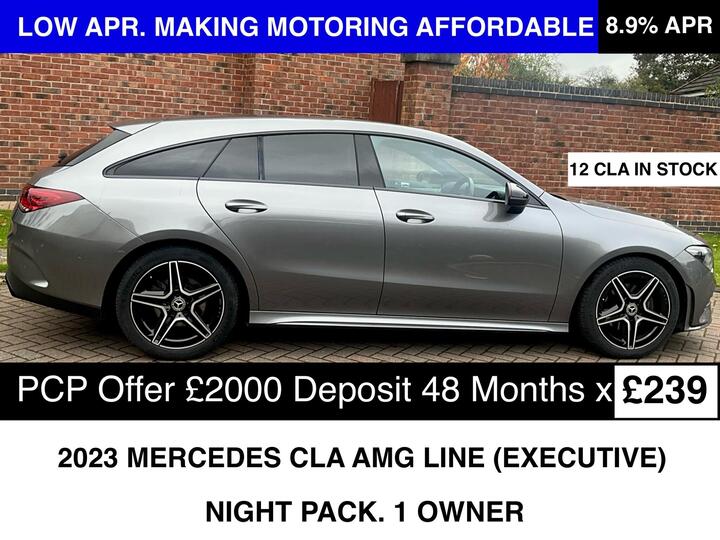 Mercedes-Benz CLA 1.3 CLA180 AMG Line (Executive) Shooting Brake 7G-DCT Euro 6 (s/s) 5dr
