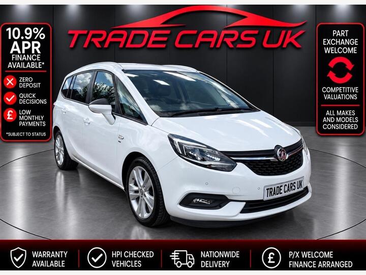 Vauxhall Zafira Tourer 1.4i Turbo SRi Nav Euro 6 5dr