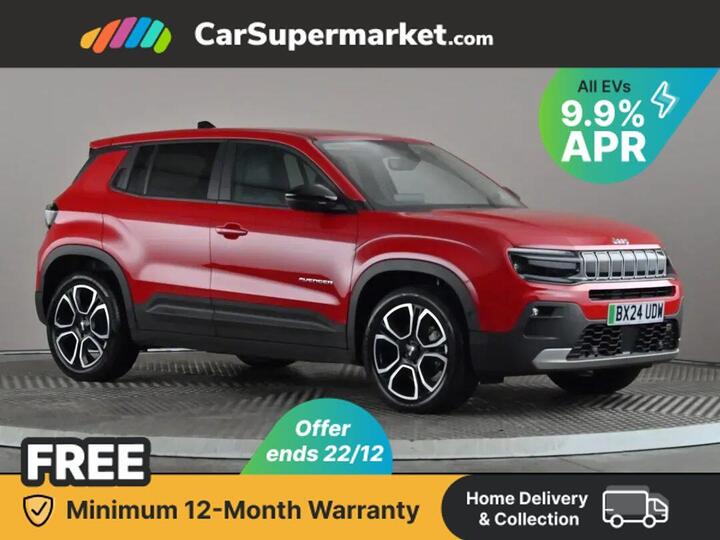 Jeep Avenger 54kWh Summit Auto 5dr Jeep Avenger 54kWh Summit Auto 5dr