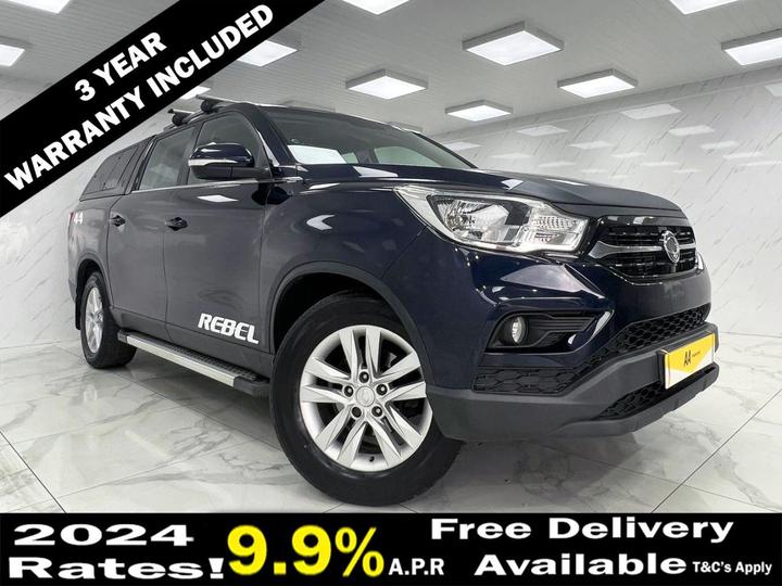 SsangYong MUSSO 2.2D Rebel Double Cab Pickup 4WD Euro 6 4dr