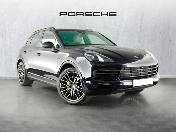 Porsche Cayenne 3.0 V6 E-Hybrid 17.9kWh Platinum Edition TiptronicS 4WD Euro 6 (s/s) 5dr (3.6kW Charger) Porsche Cayenne 3.0 V6 E-Hybrid 17.9kWh Platinum Edition TiptronicS 4WD Euro 6 (s/s) 5dr (3.6kW Charger)