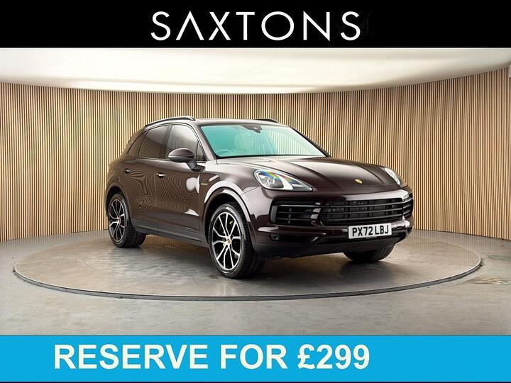 Porsche Cayenne 3.0 V6 E-Hybrid 17.9kWh Platinum Edition TiptronicS 4WD Euro 6 (s/s) 5dr (3.6kW Charger) Porsche Cayenne 3.0 V6 E-Hybrid 17.9kWh Platinum Edition TiptronicS 4WD Euro 6 (s/s) 5dr (3.6kW Charger)