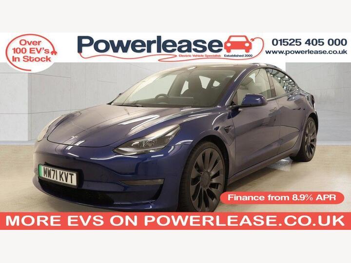 Tesla Model 3 (Dual Motor) Performance Auto 4WDE 4dr (Performance Upgrade)