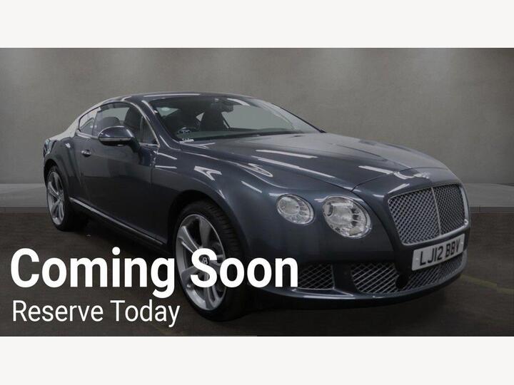 Bentley Continental 6.0 FlexFuel GT Auto 6Spd 4WD Euro 5 2dr