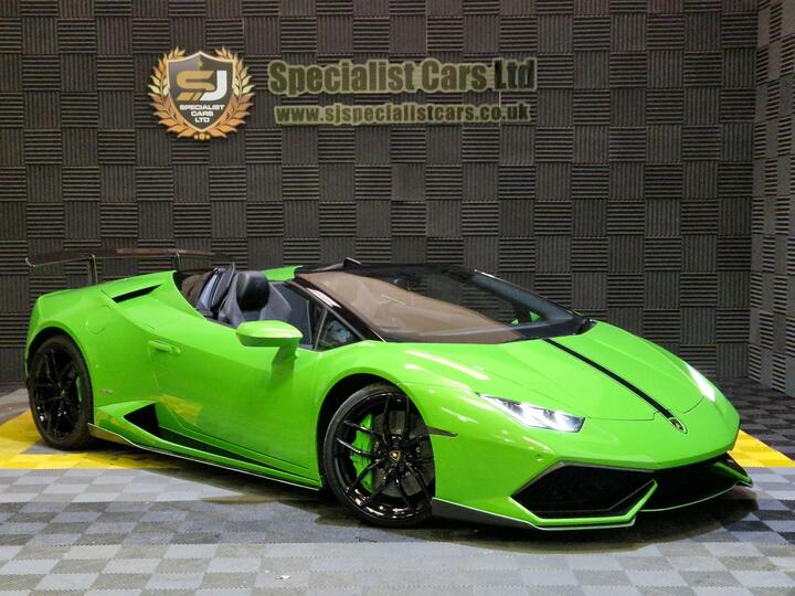 Lamborghini HURACAN 5.2 V10 LP 610-4 Spyder LDF 4WD Euro 6 (s/s) 2dr Lamborghini HURACAN 5.2 V10 LP 610-4 Spyder LDF 4WD Euro 6 (s/s) 2dr