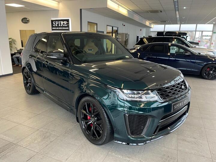 Land Rover RANGE ROVER SPORT 5.0 P575 V8 SVR Carbon Edition Auto 4WD Euro 6 (s/s) 5dr Land Rover RANGE ROVER SPORT 5.0 P575 V8 SVR Carbon Edition Auto 4WD Euro 6 (s/s) 5dr