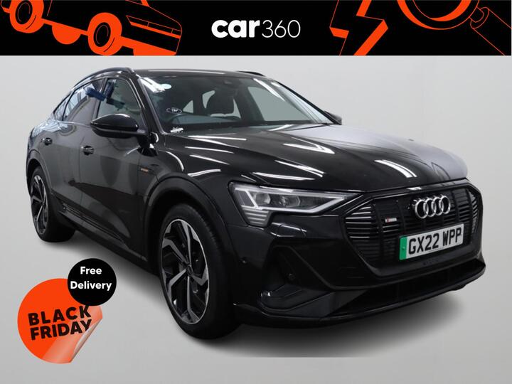 Audi E-tron 55 Black Edition Sportback Auto Quattro 5dr 95kWh (11kW Charger)