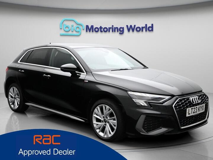 Audi A3 1.4 TFSIe 40 S Line Sportback S Tronic Euro 6 (s/s) 5dr 13kWh