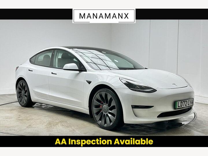 Tesla Model 3 (Dual Motor) Performance Auto 4WDE 4dr (Performance Upgrade)