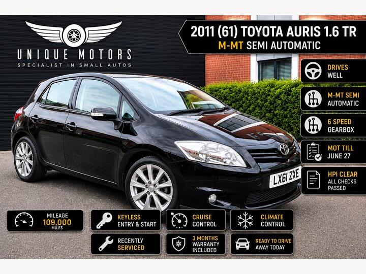 Toyota Auris 1.6 V-Matic TR MultiMode Euro 5 5dr