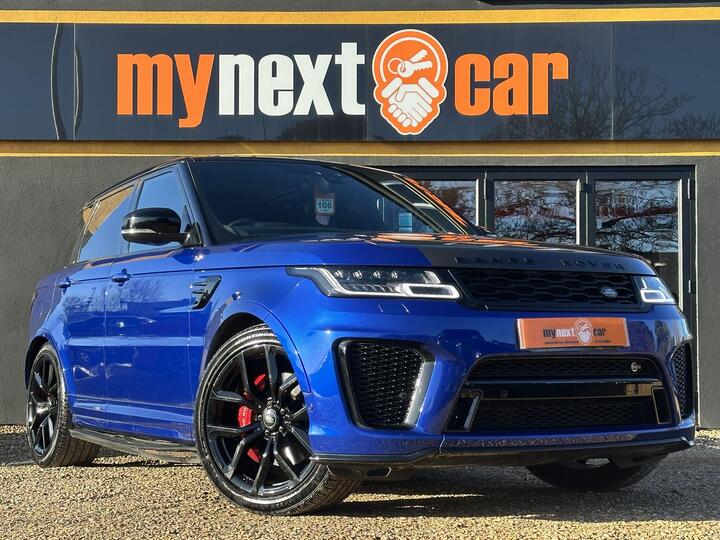 Land Rover RANGE ROVER SPORT 5.0 P575 V8 SVR Auto 4WD Euro 6 (s/s) 5dr Land Rover RANGE ROVER SPORT 5.0 P575 V8 SVR Auto 4WD Euro 6 (s/s) 5dr