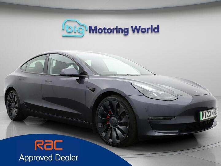Tesla Model 3 (Dual Motor) Performance Auto 4WDE 4dr (Performance Upgrade) Tesla Model 3 (Dual Motor) Performance Auto 4WDE 4dr (Performance Upgrade)