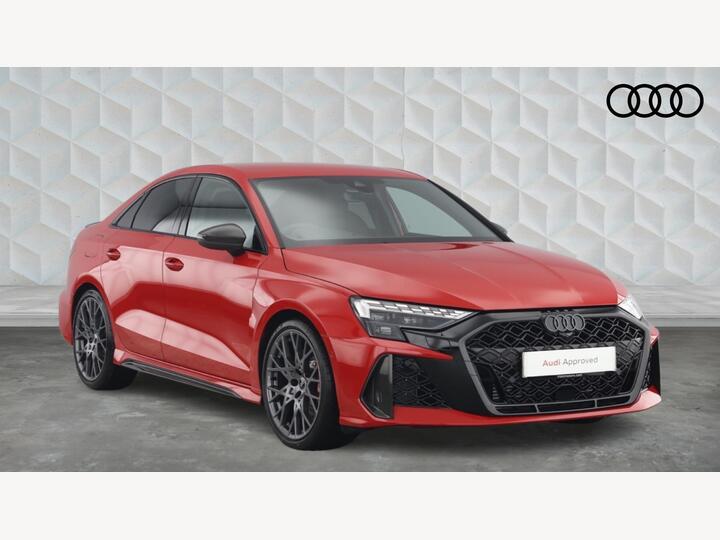 Audi RS 3 Saloon Carbon Black   400 PS S Tronic 2.5 TFSI Carbon Black S Tronic Quattro Euro 6 (s/s) 4dr
