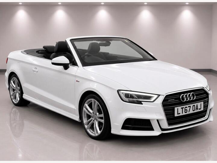 Audi A3 Cabriolet 2.0 TFSI S Line S Tronic Quattro Euro 6 (s/s) 2dr