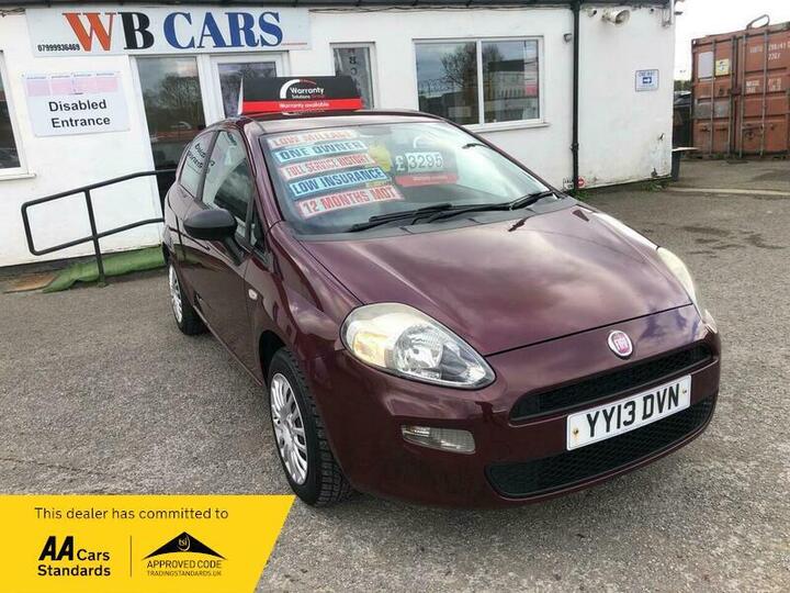 Fiat Punto 1.2 Pop Manual Euro 5 3dr