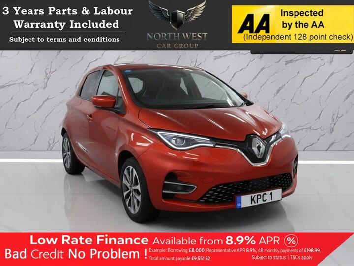 Renault ZOE R135 52kWh GT Line Auto 5dr (i, Rapid Charge) Renault ZOE R135 52kWh GT Line Auto 5dr (i, Rapid Charge)