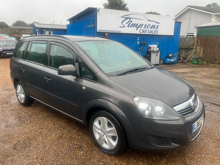 Vauxhall Zafira 1.8 16V Exclusiv Euro 5 5dr (SNav) Vauxhall Zafira 1.8 16V Exclusiv Euro 5 5dr (SNav)