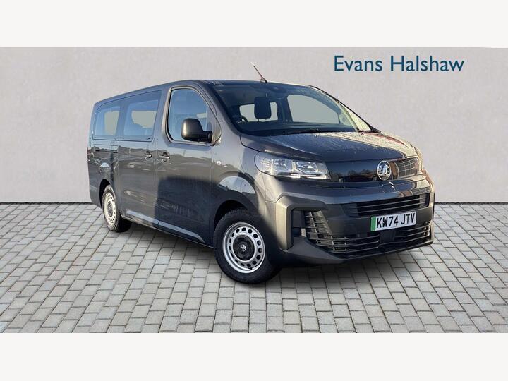 Vauxhall VIVARO LIFE ELECTRIC ESTATE 75kWh Combi XL MPV Auto LWB 5dr (9 Seat, 11kW Charger)