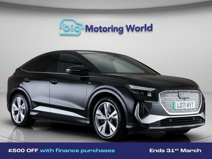 Audi Q4 E-tron 40 S Line Sportback Auto 5dr 82kWh