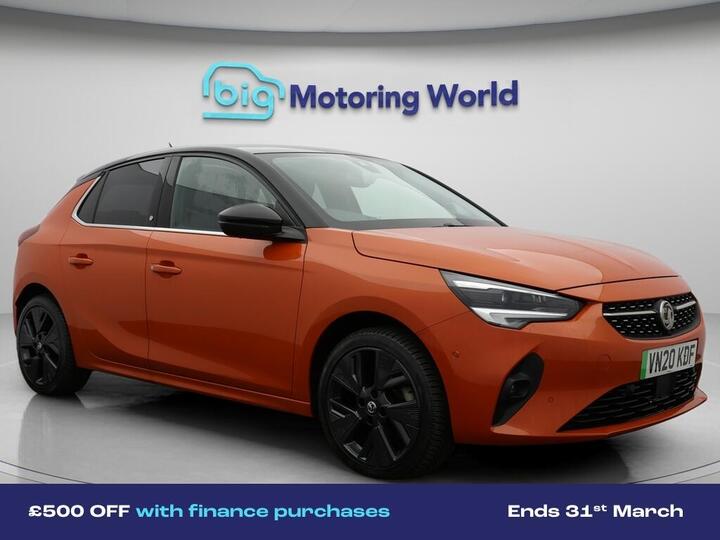 Vauxhall Corsa Electric 50kWh Elite Nav Auto 5dr (7.4Kw Charger)