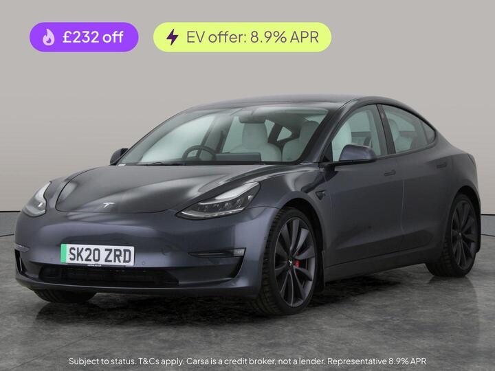 Tesla Model 3 (Dual Motor) Performance Auto 4WDE 4dr (Performance Upgrade)