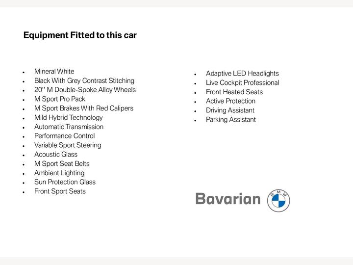 BMW X3 2.0 20d MHT M Sport Auto XDrive Euro 6 (s/s) 5dr