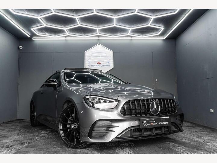 Mercedes-Benz E-CLASS 2.0 E220d AMG Line Night Edition (Premium Plus) G-Tronic+ Euro 6 (s/s) 2dr Mercedes-Benz E-CLASS 2.0 E220d AMG Line Night Edition (Premium Plus) G-Tronic+ Euro 6 (s/s) 2dr