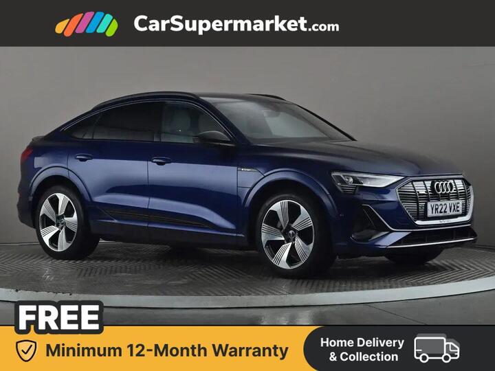 Audi E-Tron 50 Black Edition Sportback Auto Quattro 5dr 71.2kWh (11kW Charger)