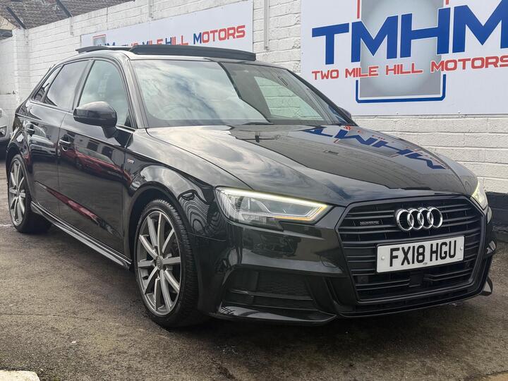 Audi A3 2.0 TDI Black Edition Sportback S Tronic Quattro Euro 6 (s/s) 5dr