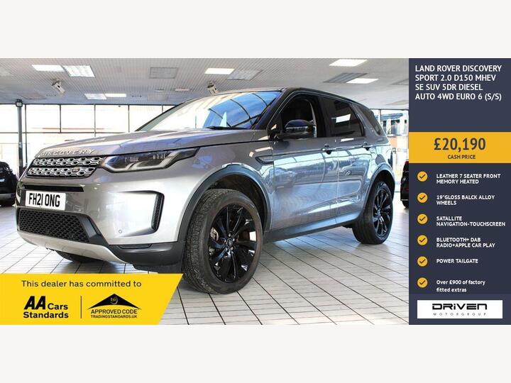 Land Rover DISCOVERY SPORT 2.0 D150 MHEV SE Auto 4WD Euro 6 (s/s) 5dr