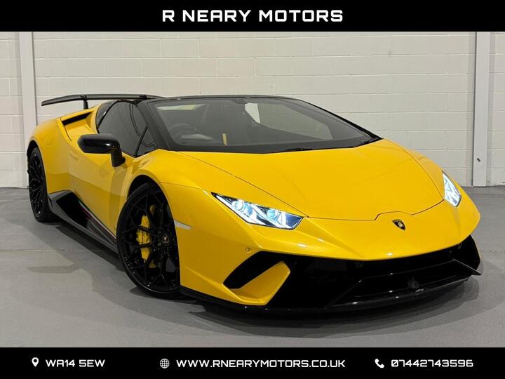 Lamborghini Huracan 5.2 V10 LP 640-4 Performante Spyder LDF 4WD Euro 6 (s/s) 2dr Lamborghini Huracan 5.2 V10 LP 640-4 Performante Spyder LDF 4WD Euro 6 (s/s) 2dr