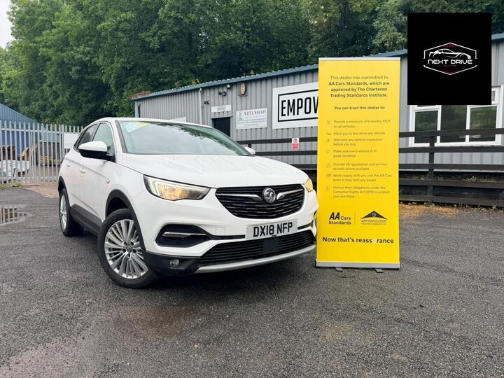 Vauxhall Grandland X 1.2 Turbo Sport Nav Euro 6 (s/s) 5dr