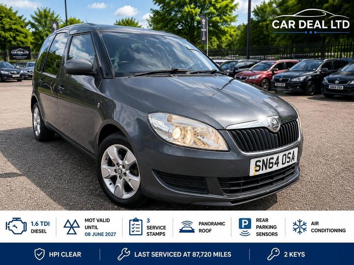 Skoda Roomster 1.6 TDI SE Plus Euro 5 5dr