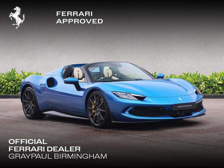Ferrari 296 3.0T V6 7.45kWh Spider F1 DCT Euro 6 (s/s) 2dr