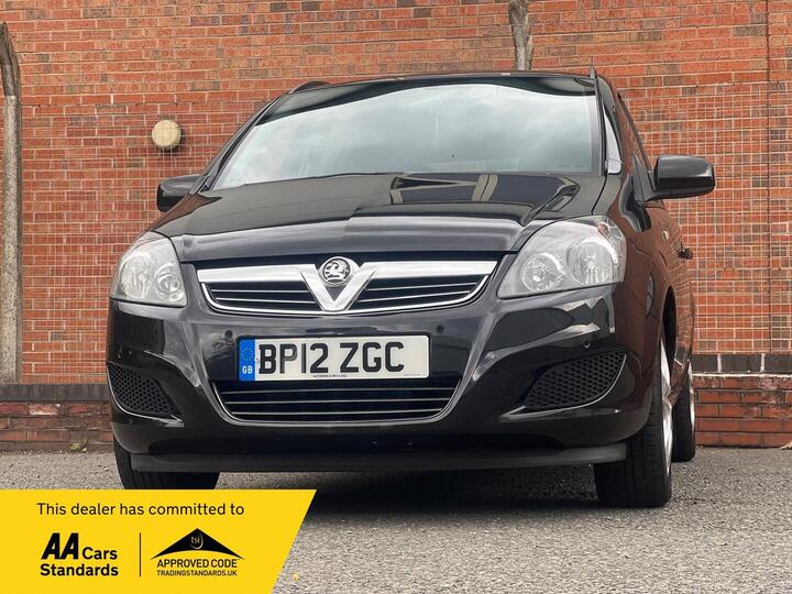 Vauxhall Zafira 1.6 16V Exclusiv Euro 5 5dr Vauxhall Zafira 1.6 16V Exclusiv Euro 5 5dr