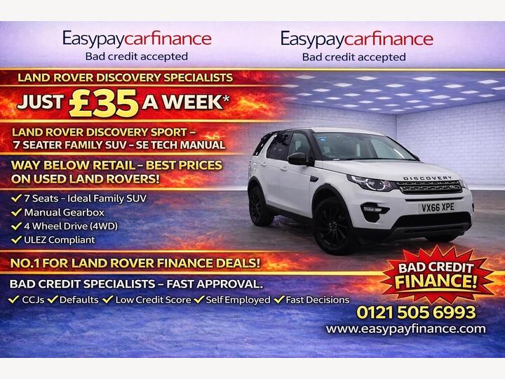 Land Rover Discovery Sport 2.0 TD4 SE Tech 4WD Euro 6 (s/s) 5dr