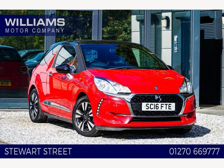 DS AUTOMOBILES DS 3 1.2 PureTech Chic Euro 6 3dr DS AUTOMOBILES DS 3 1.2 PureTech Chic Euro 6 3dr