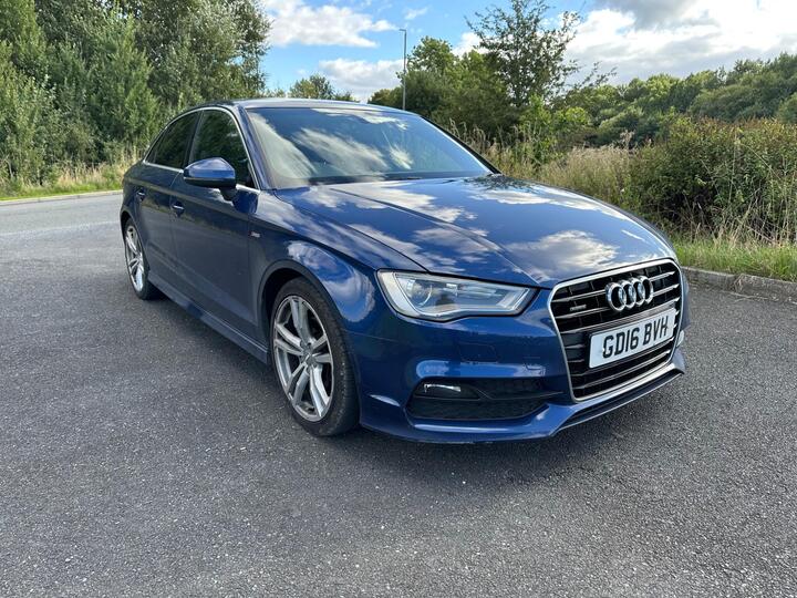 Audi A3 2.0 TDI S Line S Tronic Quattro Euro 6 (s/s) 4dr (Nav)
