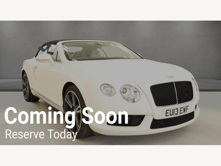 Bentley Continental 4.0 V8 GTC Auto 4WD Euro 5 2dr Bentley Continental 4.0 V8 GTC Auto 4WD Euro 5 2dr
