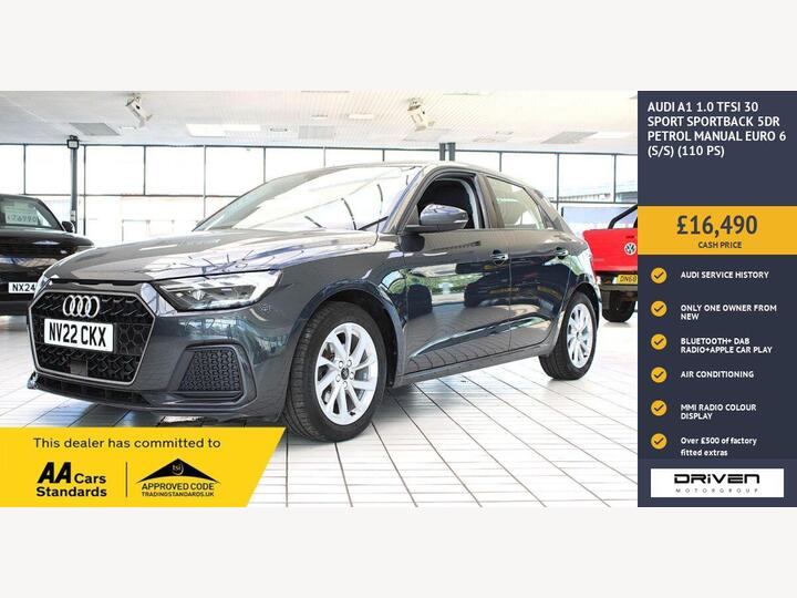 Audi A1 1.0 TFSI 30 Sport Sportback Euro 6 (s/s) 5dr
