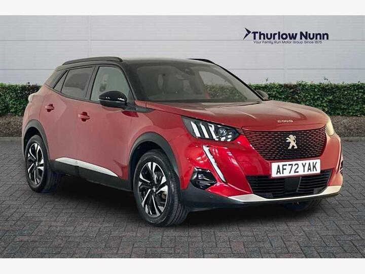 Peugeot E-2008 50kWh GT Auto 5dr (7kW Charger) Peugeot E-2008 50kWh GT Auto 5dr (7kW Charger)