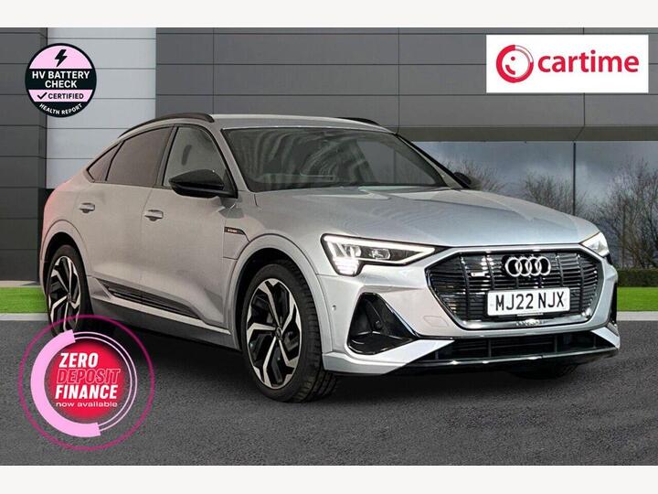 Audi E-TRON 50 Black Edition Sportback Auto Quattro 5dr 71.2kWh (11kW Charger)