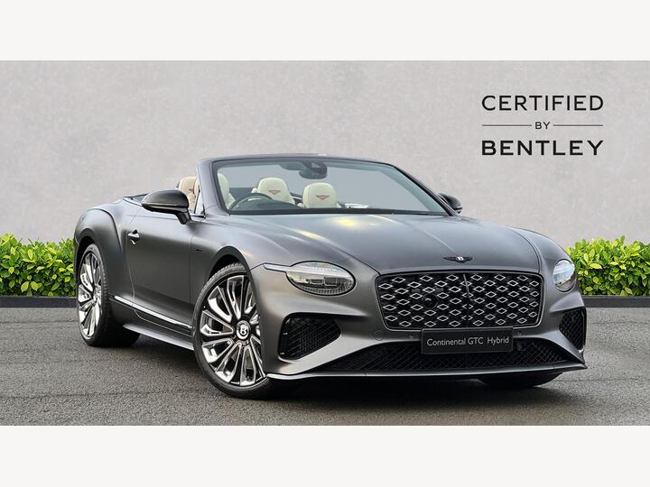 Bentley CONTINENTAL GTC V8 Hybrid Mulliner 2dr Auto [Blackline Spec]
