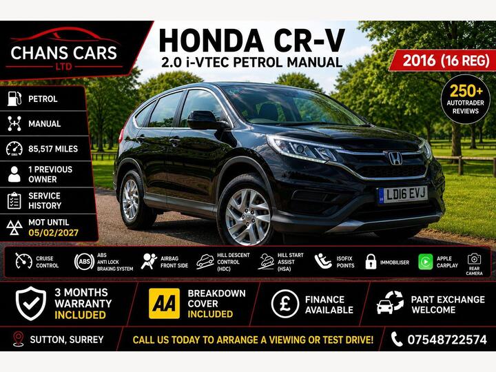 Honda CR-V 2.0 I-VTEC S Euro 6 (s/s) 5dr